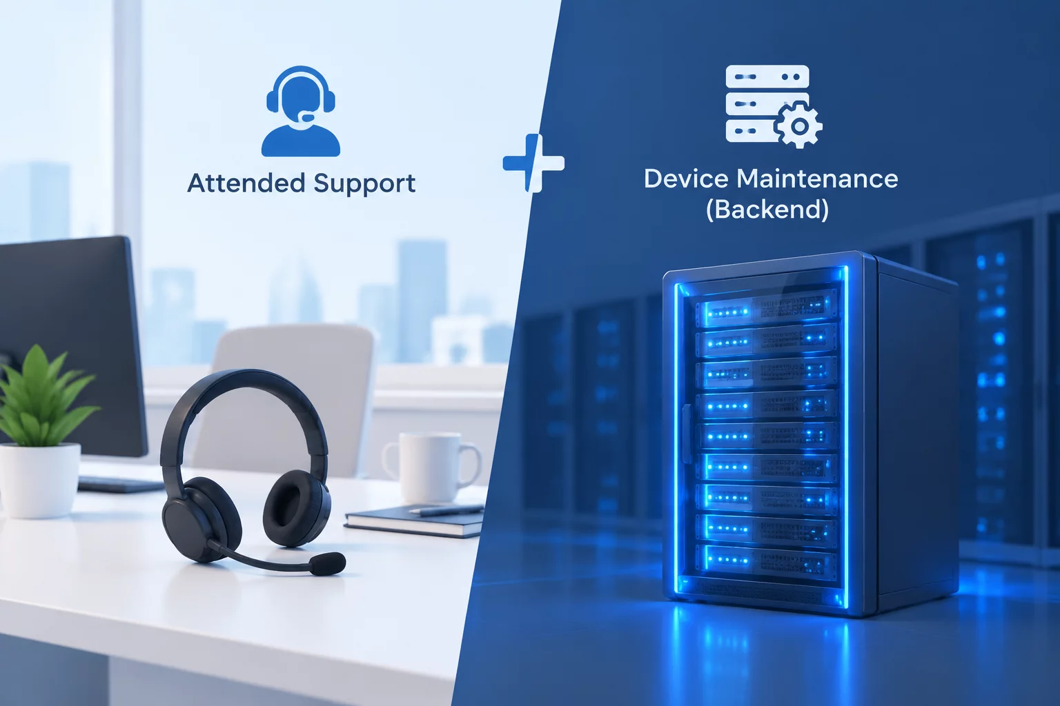 Attended Support Is Different From Device Maintenance