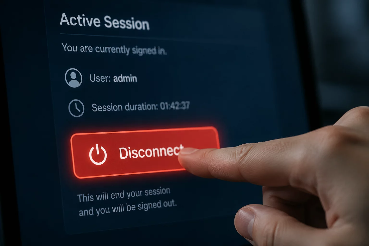 What Should End When the Support Session Ends?
